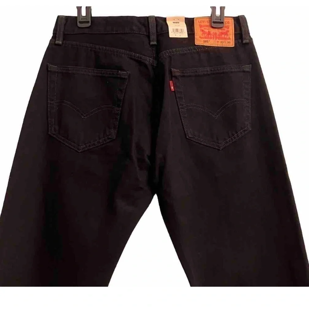 NWT Levi’s 505 Regular Straight Jeans 100% Cotton $70 40x30 New